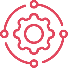 Process automation icon.